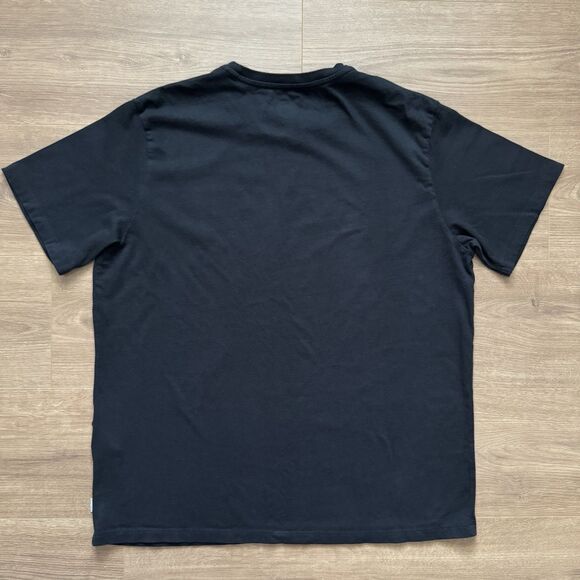 Levi’s Silvertab Logo T Shirt Black Blue Retro Graphic Tee Y2K Revival Size L - Picture 6 of 8